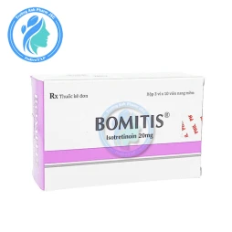 Bomitis 20mg (Isotrentinoin) - Thuốc trị mụn trứng cá nặng