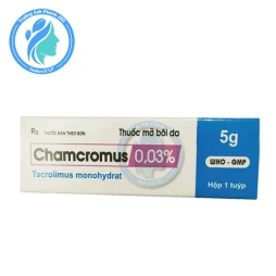 Chamcromus 0,03% 5g - Giải pháp điều trị chàm thể tạng hiệu quả