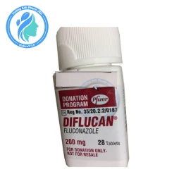 Diflucan 200mg Pfizer (viên) - Phòng và trị nhiễm nấm hiệu quả