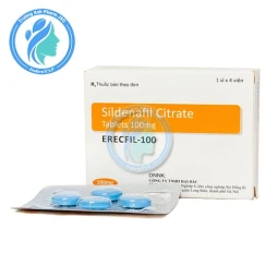 Erecfil 100mg - Thuốc điều trị rối loạn cương dương