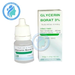 Glycerin Borat 3% F.T.Pharma -  Dung dịch rà miệng chất lượng