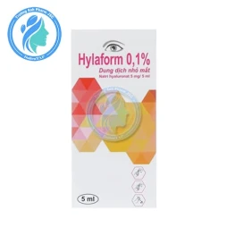 Hylaform 0.1% Lọ 5ml CPC1 Hà Nội - Thuốc điều trị triệu chứng khô mắt