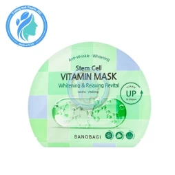 Mặt Nạ Banobagi Stem Cell Vitamin Mask Whitening & Dark Spot Care Dưỡng Sáng Da, Mờ Thâm Nám 30g (Cam)