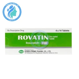 Rovatin 10mg - Thuốc giảm LDL-cholesterol, giảm cholesterol toàn phần