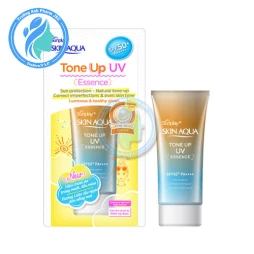 Sunplay Skin Aqua Tone Up UV Essence Latte Beige SPF 50+ PA++++ 50g - Tinh chất chống nắng