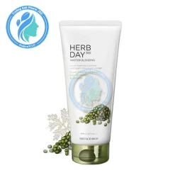 Herb Day 365 Master Blending Facial Foaming Cleanser Mung Bean & Mugwort 170ml (Gz) - Sữa rửa mặt