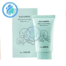 The Saem Kem chống nắng Eco Earth Extra Cica Sun Cream 50g - Giúp bảo vệ da