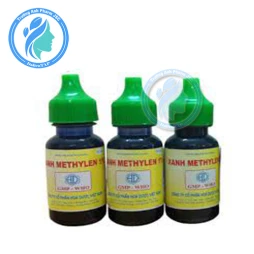 Xanh methylen 1% 17ml Hóa Dược - Thuốc điều trị viêm da, chốc lở hiệu quả 