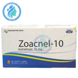 Zoacnel-10 - Thuốc điều trị mụn trứng cá dạng nặng