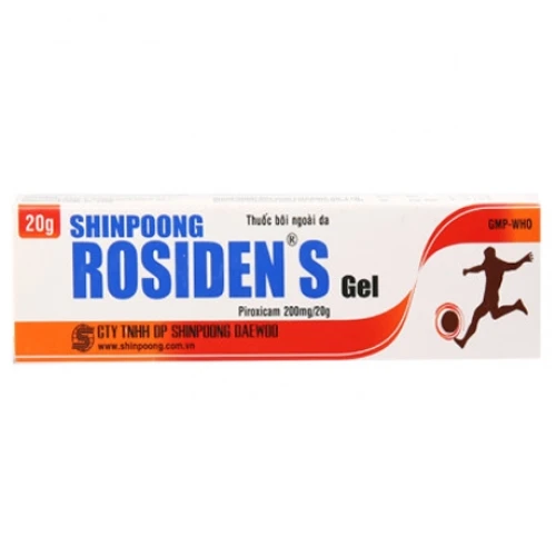 Shinpoong Rosiden S Gel 20g - Giảm đau cho các bệnh về xương khớp