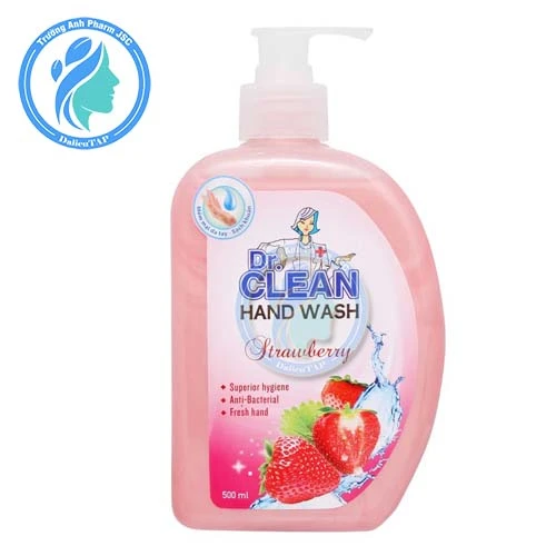 Dr.Clean Hand Wash 500ml (hương dâu) - Sát khuẩn hiệu quả.