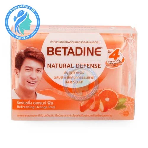 Xà phòng kháng khuẩn Betadine 110g (Refreshing Orange Peel).