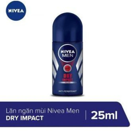 Nivea Men Dry Impact 48H 25ml - Chai nhỏ tiện dụng mới