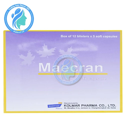 Maecran - Thuốc chống lão hóa, cung cấp vitamin của Hàn Quốc