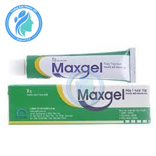 Maxgel Cream 10g - Thuốc trị viêm da có biến chứng nhiễm trùng