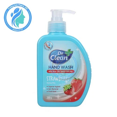 Dr.Clean Hand Wash 200g (hương dâu) - Dung dịch rửa tay.