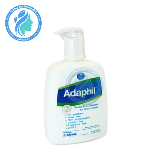 Adaphil 500ml - Sữa tắm, sữa rửa mặt trị các bệnh lý về da