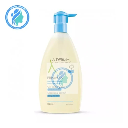 A-Derma Primalba Gentle Cleansing Gel (500ml) - Sữa tắm gội toàn thân