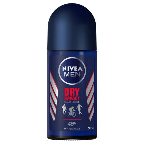 Nivea Men Dry Impact 48H 50ml - Lăn khử mùi khô thoáng 48h