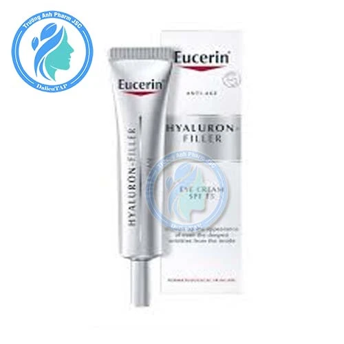 Eucerin Hyaluron-Filler Eye SPF15 15ml - Giúp giảm nếp nhăn mắt