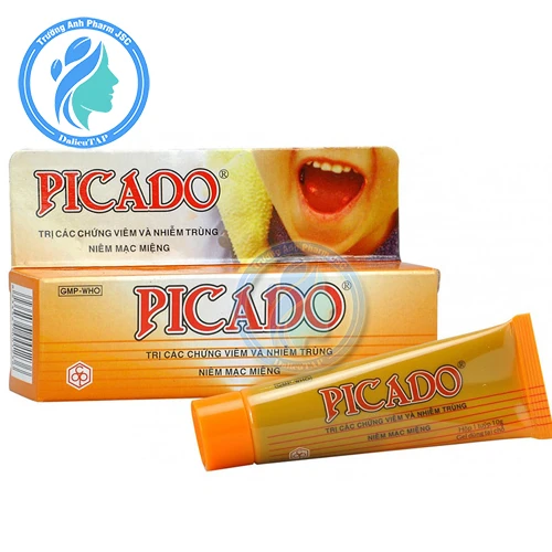 Picado 10g - Trị các chứng viêm và nhiễm trùng niêm mạc miệng