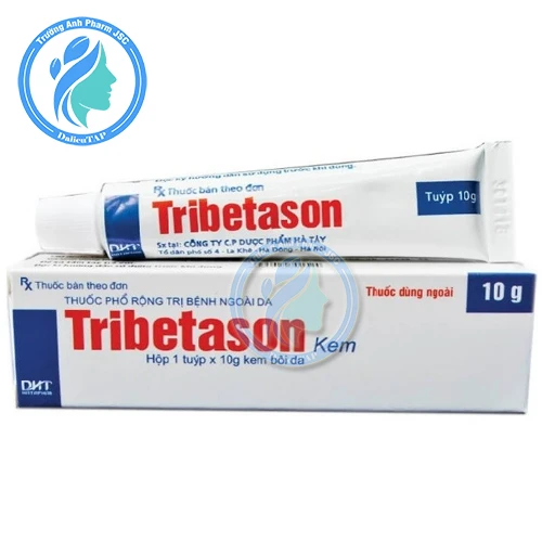 Tribetason Cream 10g - Thuốc trị bỏng, dị ứng hoặc viêm da