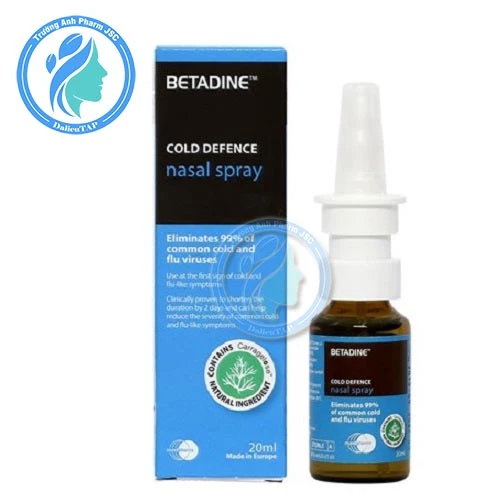Betadine Cold Defence Nasal Spray 20ml (người lớn) - Xịt mũi