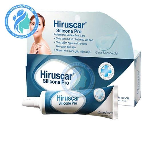 Hiruscar Silicone Pro 4g - Kem mờ sẹo, giảm sẹo, phẳng sẹo lõm