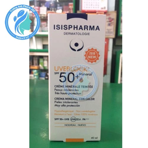 KCN Isis Pharma Uveblock Spf50+ Mineral Cream 40ml (màu nâu)