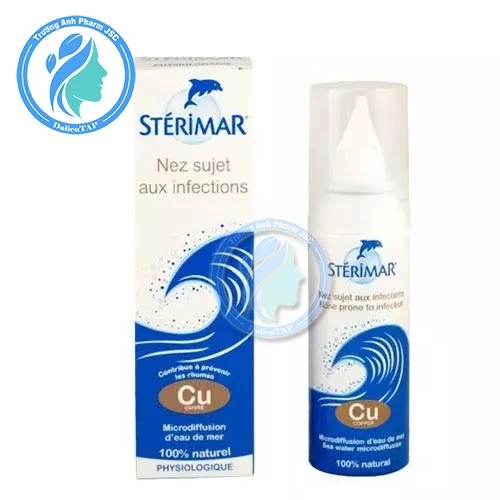 Sterimar Cu 50ml - Xịt mũi điều trị viêm mũi dị ứng hiệu quả