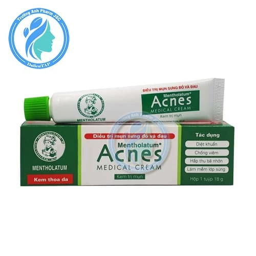 Acnes Medical Cream 18g - Kem trị mụn sưng đỏ và đau hiệu quả