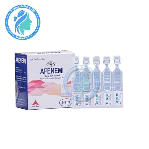 Afenemi - Thuốc điều trị mỏi mắt, rối loạn biểu mô giác mạc