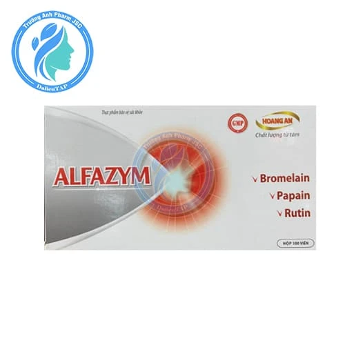 Alfazym - Hỗ trợ giảm biểu hiện đau sưng, phù nề