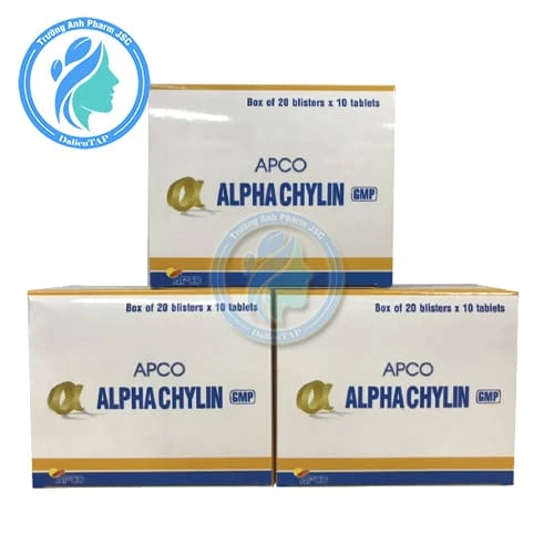 Alphachylin - Hỗ trợ giảm sưng tấy, phù nề do chấn thương phần mềm