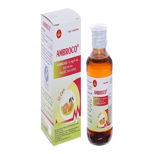 Ambroco Siro 60ml - Thuốc điều trị viêm đường hô hấp hiệu quả