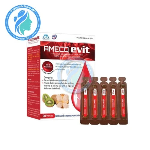 Ameco Evit Vgas - Bổ sung sắt, acid folic, vitamin B12 cho cơ thể