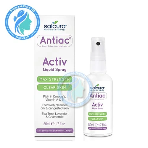 Antiac Activ Liquid Spray 50ml - Giúp ngăn ngừa mụn và dưỡng da hiệu quả