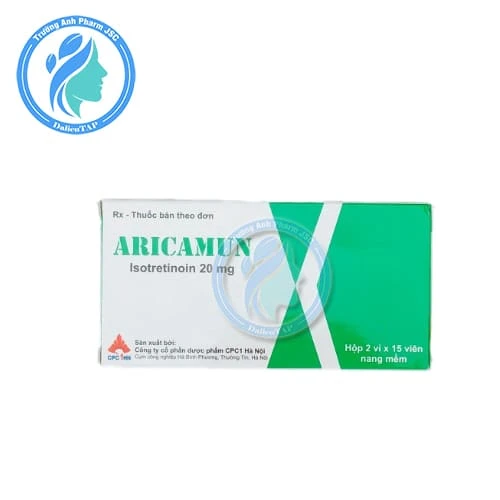 Aricamun 20mg CPC1HN - Thuốc điều trị mụn trứng cá nặng