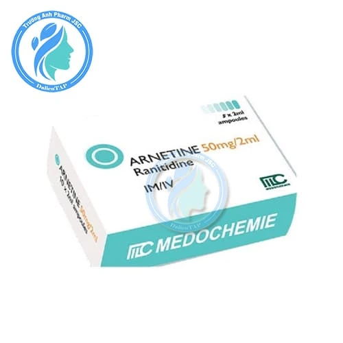 Arnetine 50mg/2ml - Dự phòng xuất huyết tiêu hóa do loét dạ dày tá tràng