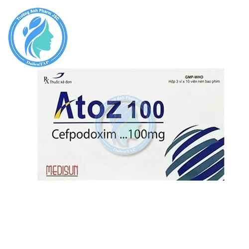 Atoz 100 Medisun - Thuốc điều trị nhiễm khuẩn hiệu quả