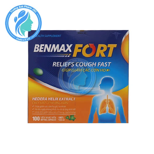Benmax Fort - Giúp giảm các triệu chứng của viêm họng
