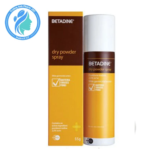 Betadine Dry Powder Spray 25% 55g - Thuốc xịt sát khuẩn, khử khuẩn hiệu quả