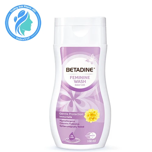 Betadine Feminine Wash Daily Use 100ml - Dung dịch vệ sinh phụ nữ hàng ngày bảo vệ dịu nhẹ