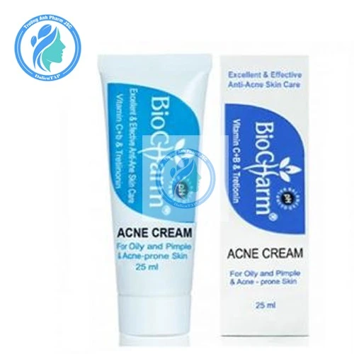 Kem đặc trị mụn Biocharm Acne Cream 25ml ngăn ngừa mụn hiệu quả