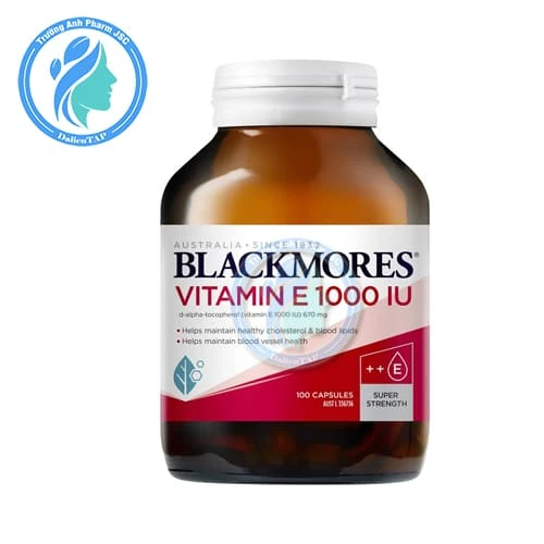 BlackMores Vitamin E 1000 IU (100 viên) - Viên uống chống lão hóa