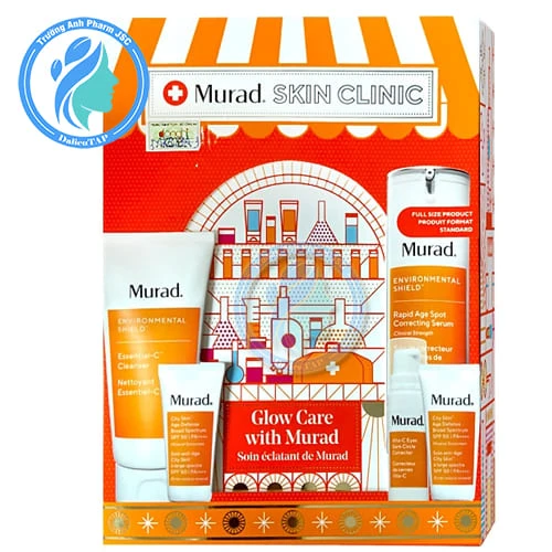 Bộ dưỡng trị nám cao cấp Murad Skin Clinic Glow Care With Murad