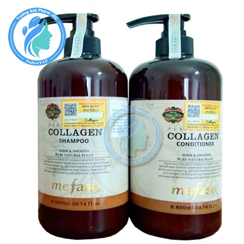 Bộ gội xả Collagen Mefaso 850ml - Ngăn ngừa rụng tóc