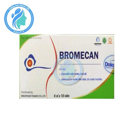 Bromecan - Viên uống hỗ trợ giảm sưng, phù nề