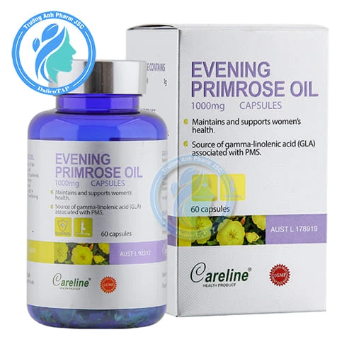 Careline Evening Primrose Oil 1000mg - Câ bằng nội tiết tố nữ