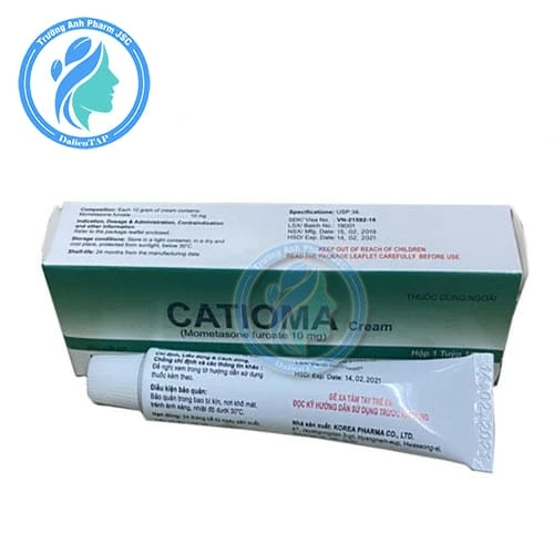 Catioma cream - Điều trị triệu chứng viêm và ngứa của vảy nến